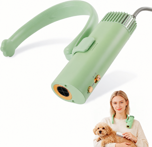 Hands-Free Pet Grooming Neck Dryer